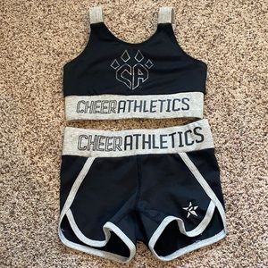CHEER ATHLETICS LOGO PRACTICEWEAR YS SET
